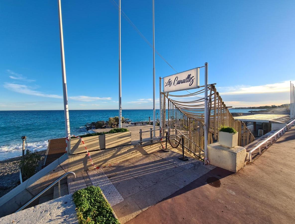 Studio Grande Terrasse A 5 Min De La Mer Nice Buitenkant foto
